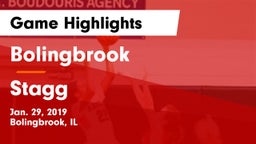 Bolingbrook  vs Stagg  Game Highlights - Jan. 29, 2019