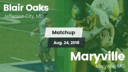Matchup: Blair Oaks High vs. Maryville  2018