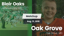 Matchup: Blair Oaks High vs. Oak Grove  2018