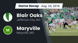 Recap: Blair Oaks  vs. Maryville  2018