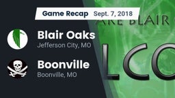 Recap: Blair Oaks  vs. Boonville  2018