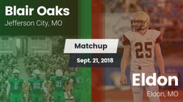 Matchup: Blair Oaks High vs. Eldon  2018