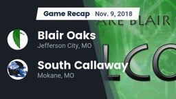 Recap: Blair Oaks  vs. South Callaway  2018