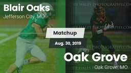 Matchup: Blair Oaks High vs. Oak Grove  2019