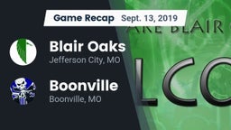 Recap: Blair Oaks  vs. Boonville  2019