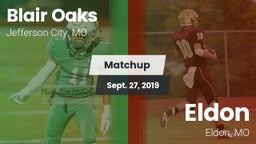 Matchup: Blair Oaks High vs. Eldon  2019