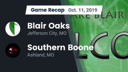 Recap: Blair Oaks  vs. Southern Boone  2019
