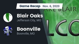 Recap: Blair Oaks  vs. Boonville  2020