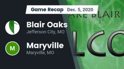 Recap: Blair Oaks  vs. Maryville  2020