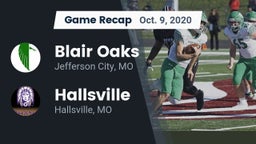 Recap: Blair Oaks  vs. Hallsville  2020
