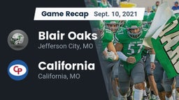 Recap: Blair Oaks  vs. California  2021