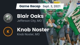 Recap: Blair Oaks  vs. Knob Noster  2021