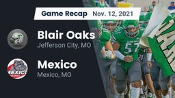 Recap: Blair Oaks  vs. Mexico  2021