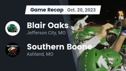 Recap: Blair Oaks  vs. Southern Boone  2023