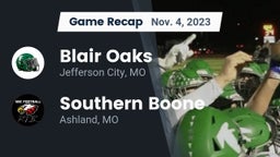 Recap: Blair Oaks  vs. Southern Boone  2023