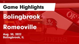 Bolingbrook  vs Romeoville  Game Highlights - Aug. 30, 2022
