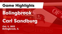 Bolingbrook  vs Carl Sandburg  Game Highlights - Oct. 5, 2023