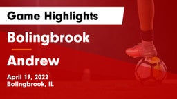 Bolingbrook  vs Andrew  Game Highlights - April 19, 2022