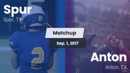 Matchup: Spur vs. Anton  2017
