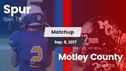 Matchup: Spur vs. Motley County  2017