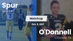 Matchup: Spur vs. O'Donnell  2017
