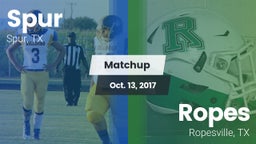 Matchup: Spur vs. Ropes  2017