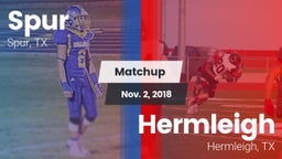 Matchup: Spur vs. Hermleigh  2018