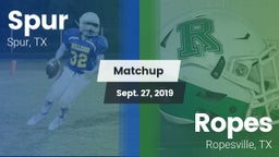 Matchup: Spur vs. Ropes  2019
