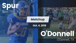 Matchup: Spur vs. O'Donnell  2019