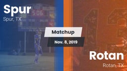 Matchup: Spur vs. Rotan  2019