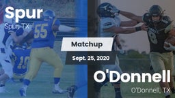 Matchup: Spur vs. O'Donnell  2020