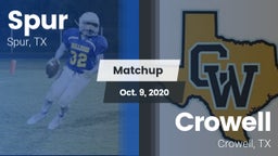 Matchup: Spur vs. Crowell  2020