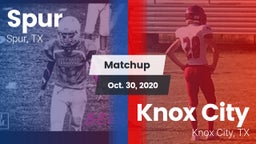 Matchup: Spur vs. Knox City  2020