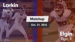 Matchup: Larkin  vs. Elgin  2016