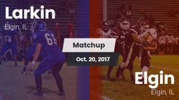 Matchup: Larkin  vs. Elgin  2017