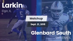 Matchup: Larkin  vs. Glenbard South  2018