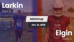 Matchup: Larkin  vs. Elgin  2018