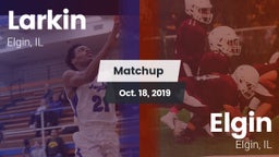 Matchup: Larkin  vs. Elgin  2019