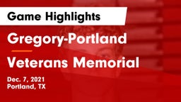 Gregory-Portland  vs Veterans Memorial  Game Highlights - Dec. 7, 2021