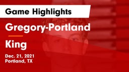 Gregory-Portland  vs King  Game Highlights - Dec. 21, 2021