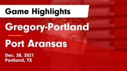 Gregory-Portland  vs Port Aransas  Game Highlights - Dec. 28, 2021