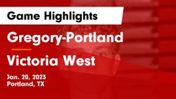 Gregory-Portland  vs Victoria West  Game Highlights - Jan. 20, 2023