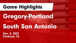 Gregory-Portland  vs South San Antonio  Game Highlights - Dec. 8, 2023