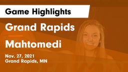 Grand Rapids  vs Mahtomedi  Game Highlights - Nov. 27, 2021