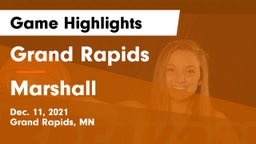 Grand Rapids  vs Marshall  Game Highlights - Dec. 11, 2021