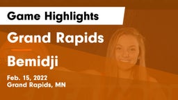 Grand Rapids  vs Bemidji  Game Highlights - Feb. 15, 2022