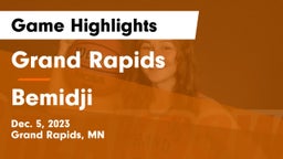 Grand Rapids  vs Bemidji  Game Highlights - Dec. 5, 2023