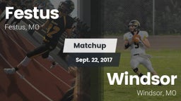 Matchup: Festus  vs. Windsor  2017