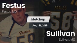 Matchup: Festus  vs. Sullivan  2018