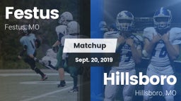 Matchup: Festus  vs. Hillsboro  2019